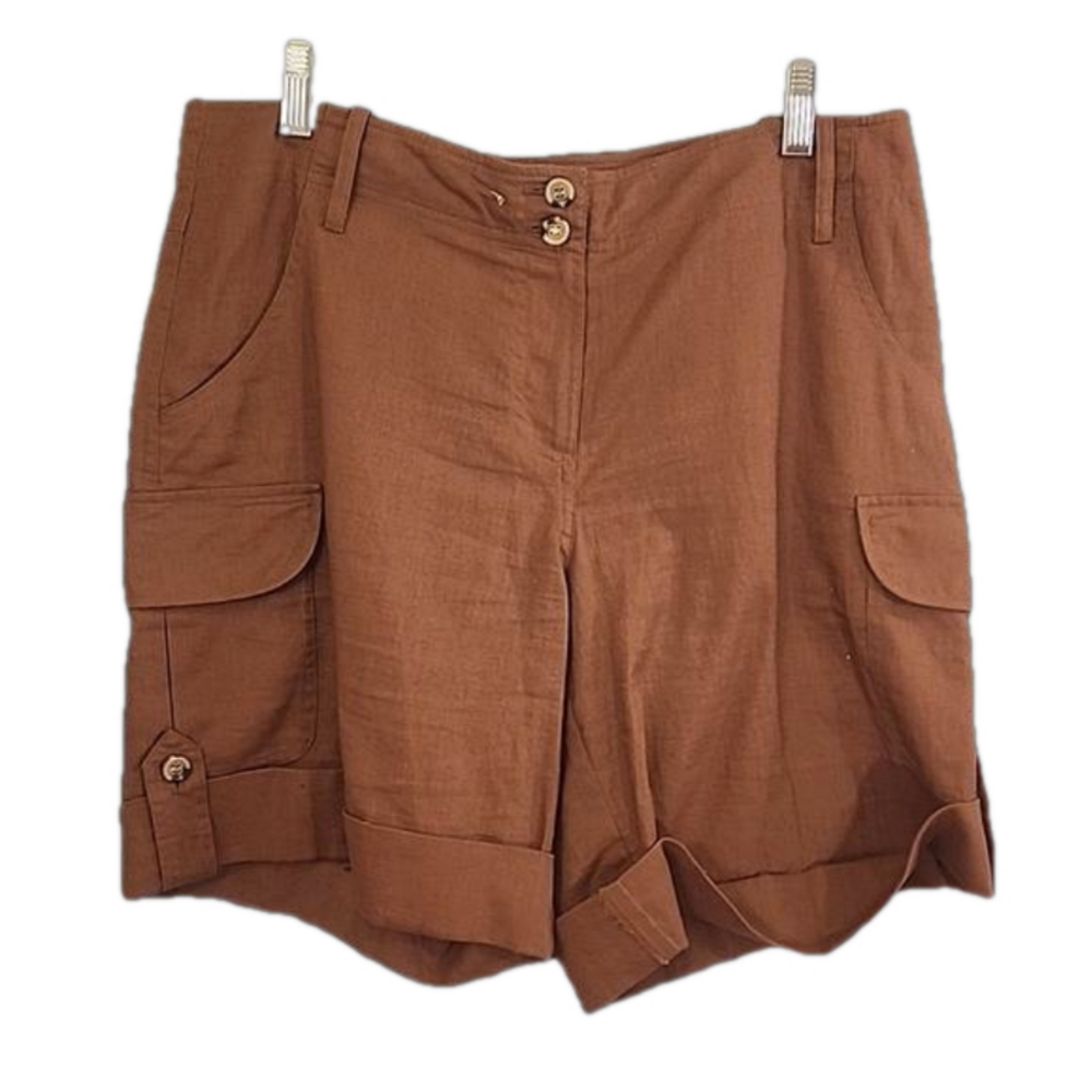 ECI New York linen shorts size 8